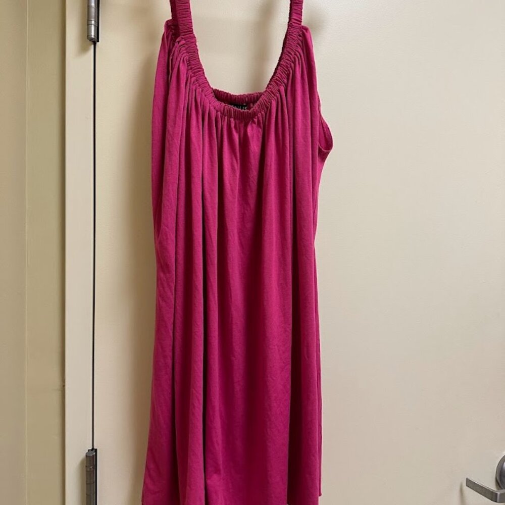 S110 - Venus Pink Swim Suit Cover up Dress Plus size 3X